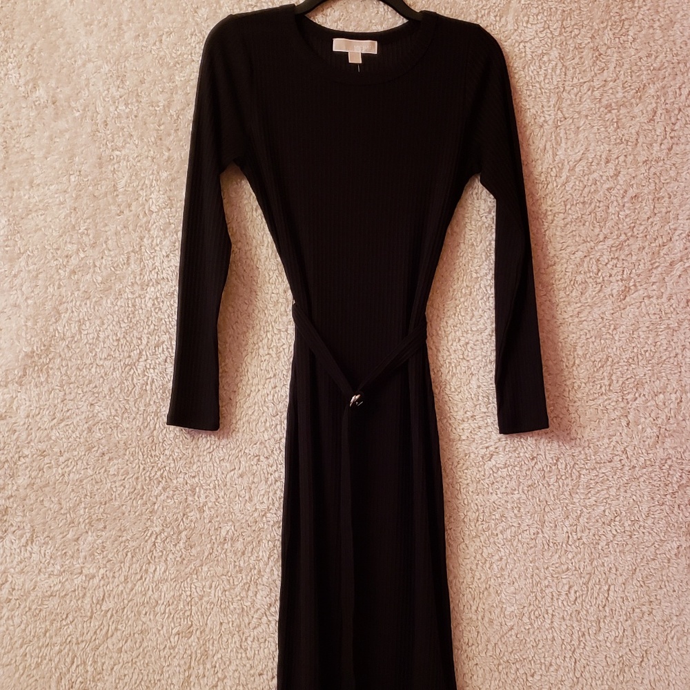 NWT Michael Kors Fitted Long Sleeve Dress